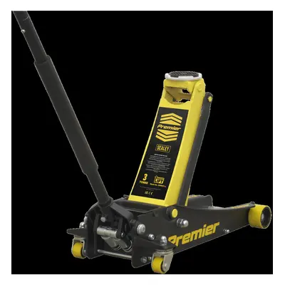 Trolley Jack Tonne Low Profile Rocket Lift Yellow