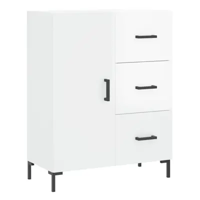 (high gloss white) vidaXL Sideboard Storage Cabinet Cupboard Side Cabinet White Engineered Wood