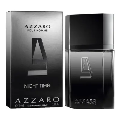 AZZARO NIGHT TIME pour homme 3.4 oz EDT Spray Men's Cologne NEW ml