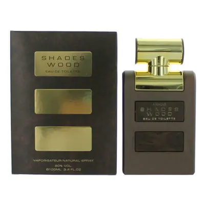 Shades Wood by Armaf, 3.4 oz EDT Spray for Men Eau De Toilette