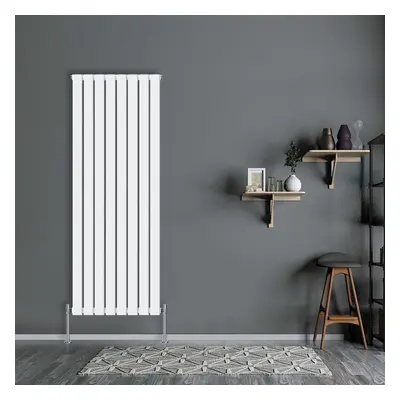 (Vertical 1800x544mm - Single) NRG Flat Panel Designer Bathroom Central Heating Radiator Gloss W