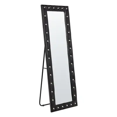 Standing Mirror ANSOUIS cm Faux Leather Black