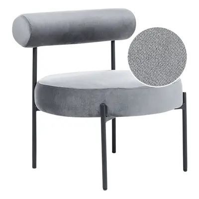 Armchair ALPHA Velvet Grey