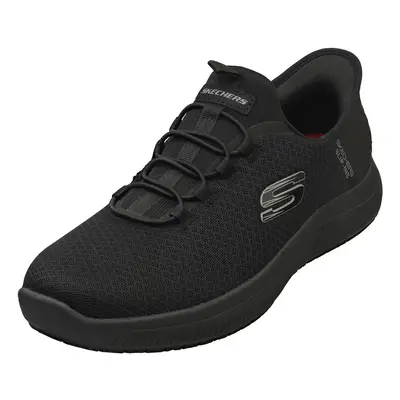 (10) Skechers Slip-ins Summits Sr Mens Casual Trainers in Black