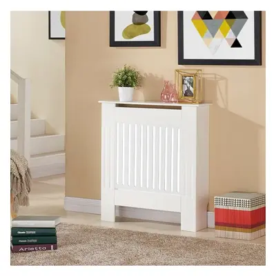 (Small) Radiator Cover MDF Wood White