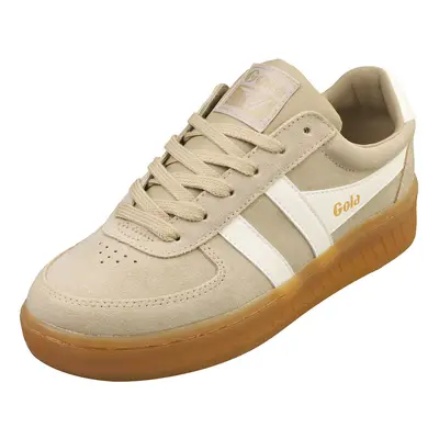 (3) Gola Grandslam Womens Fashion Trainers in Bone Off White