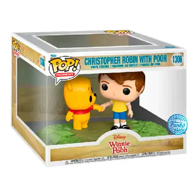 Funko POP Figure Moments Disney Winnie The Pooh Christopher Robin With Pooh Exclusive