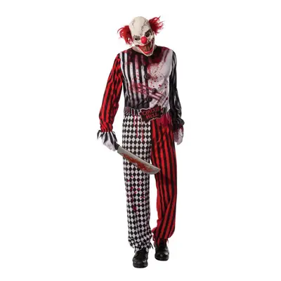 (XL, Red/Black/White) Rubies Mens Evil Clown Costume