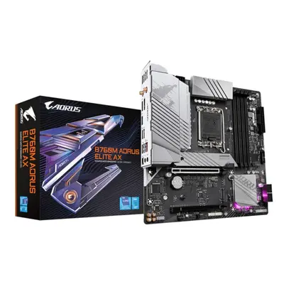 GIGABYTE Mainboard B760M AORUS ELITE AX DDR4 - Micro-ATX - Socket Intel - Intel B760