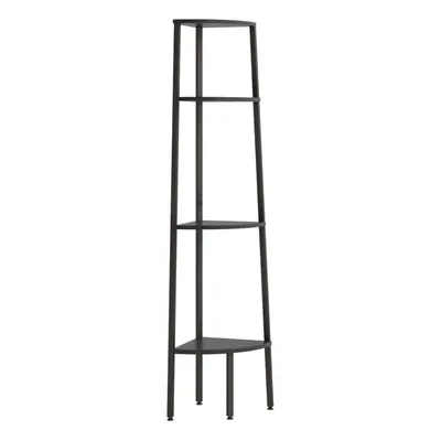 (black, 45.5 x 31.5 x cm) vidaXL Corner Shelf Bookcase Bookshelf Shelving Unit Storage Rack Orga