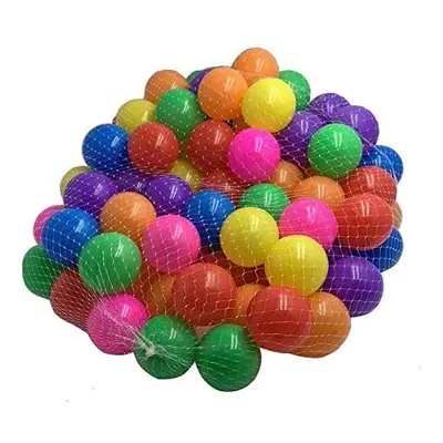 (Multi Coloured, PC) Soft Plastic Mini Play Balls for babies and toddlers