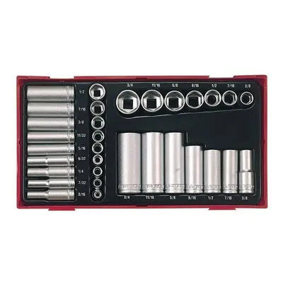 Teng TC20 TTAF32 Piece Reg/ Deep Socket Set 1/4-3/8in Drive