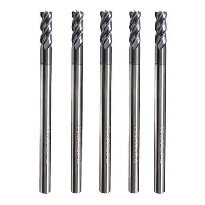 5pcs Flutes 3mm Shank Tungsten Carbide End Mill Cutter HRC50 CNC Tool