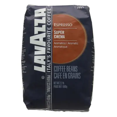 Lavazza Super Crema Coffee Beans (6 Packs of 1kg)