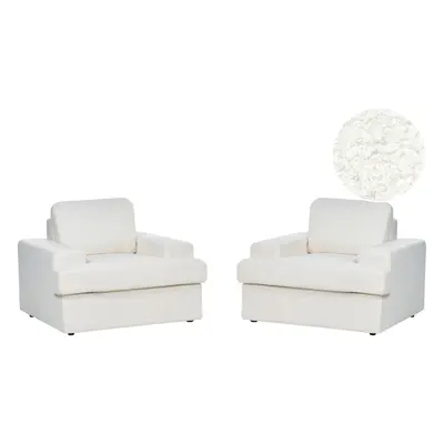 Armchair ALLA Boucle Off-White