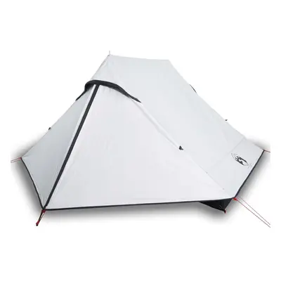 (white) vidaXL Camping Tent 2-Person Lightweight Tent Dome Tent Fabric Waterproof