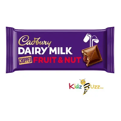 Cadbury Fruit & Nut Bar 95g (Box of 22)