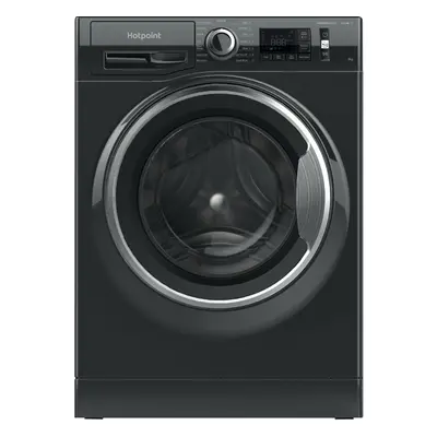 Hotpoint ActiveCare NM11 BC A UK 9kg Washing Machine with rpm - Black - A Rated