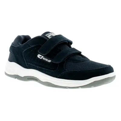 (Blue, (Adults')) Gola Mens Trainers Belmont Suede Wide Touch Fastening navy UK Size