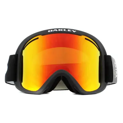 Oakley Ski Goggles O Frame Pro OO7112-01 Matte Black Fire Iridium Persimmon