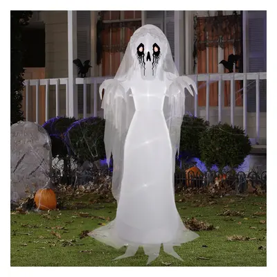 9ft Halloween Inflatables Blow Up Ghost Bride LED Light Outdoor Yard Decoration