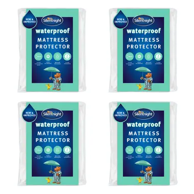 (King, Pack) Silentnight Waterproof Mattress Protector - Bundles