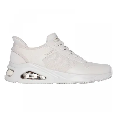 (5 (Adults')) Tres-Air Uno - Easy Steppers | Off White | Women's Slip-ins Bungee-Lace Trainers