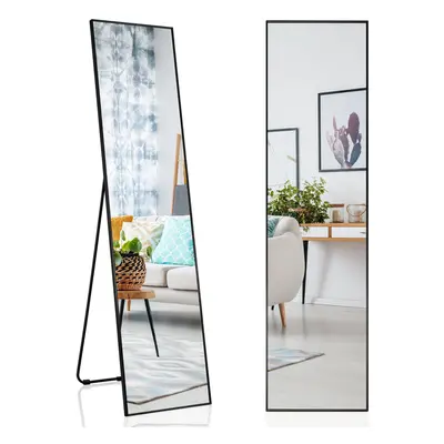 Full Length Mirror Rectangular Dressing Mirror Standing Wall-mounted