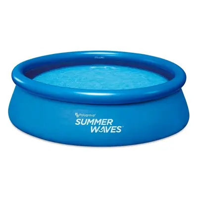 Summer Waves Quick Set 3.66m x 76cm Inflatable Ring Round Above Ground Swim Pool