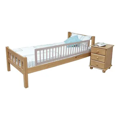 (Grey) Safetots Extra Wide Wooden Bed Rail