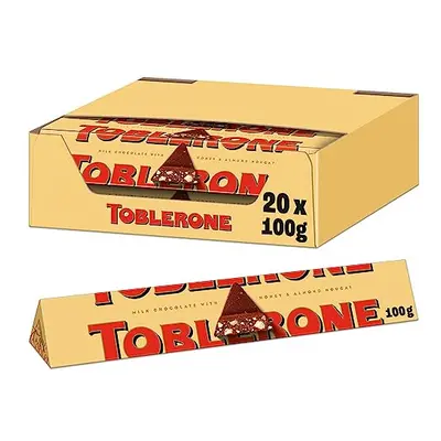 Toblerone Milk Chocolate Bars OFFICIAL, Made with Swiss Milk Chocolate, x g