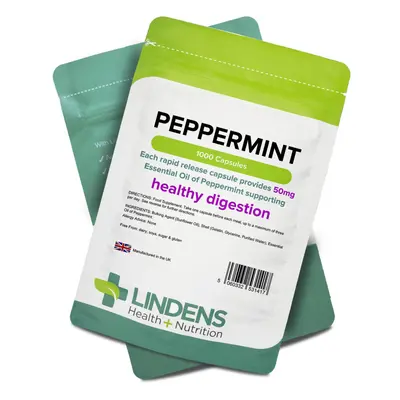 Peppermint Oil 50mg Capsules Lindens H+N [1417]