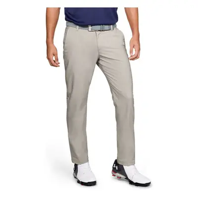 (38-34, Khaki Base) Under Armour Mens EU Performance Golf Slim Taper Soft Stretch Trousers