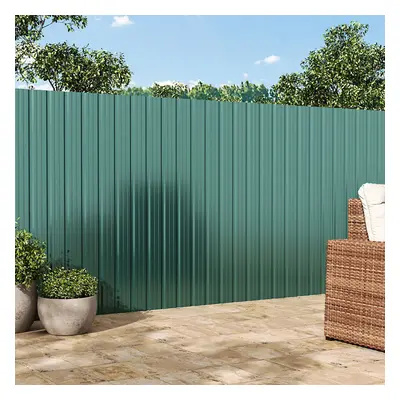 (Dark Green) Set of Steel Corrugated Panels