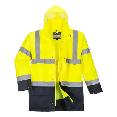 (Yellow/Black, XXL) Portwest Essential 5in1 Hi-Vis Jacket