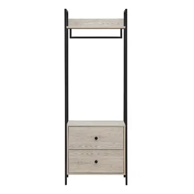 Zahra Bedroom Double Open Wardrobe Drawers Furniture Storage Cupboard