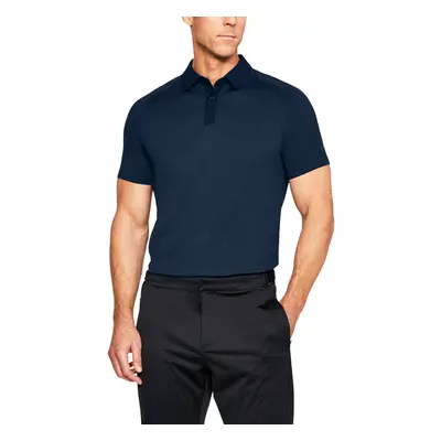 (S, Academy) Under Armour Mens Threadborne Tour Short Sleeve Golf Polo Shirt