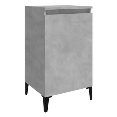 (concrete grey, pcs) vidaXL 1/2x Bedside Cabinet White 40x35x70 cm Engineered Wood Multi Colours