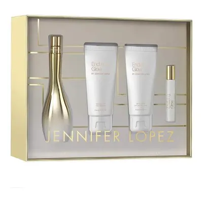 J Lo Enduring Glow Pcs Set For Women: 1.7 Eau De Parfum + 2.5 Body Lotion + 2.5 Shower Gel + 0.2