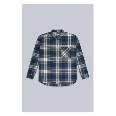 (6 UK, Navy) Animal Womens/Ladies Lyanna Plaid Organic Overshirt