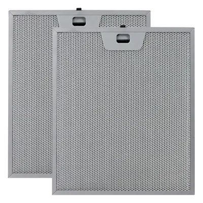 Metal Mesh Grease Filters for AEG Electrolux Zanussi Cooker Hood Extractor Vent Fan (Pack of 2, 