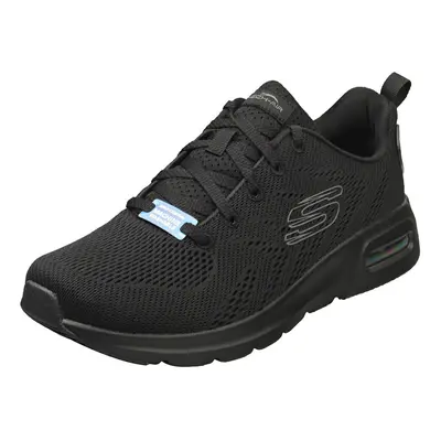 (7) Skechers Skech-air Court Vegan Womens Casual Trainers in Black