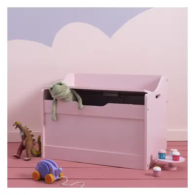 Lola Toy Box Toy Storage Organiser in Blush Pink