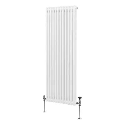 (1800mm x 562mm, White) Traditional Column Radiator Heater