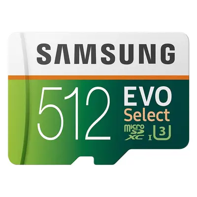 Samsung EVO Select 512GB microSDXC UHS-I U3 Memory Card