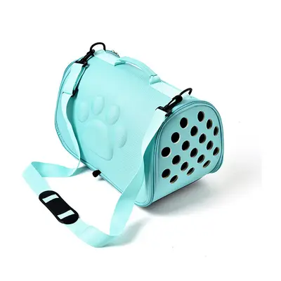 (Green, L) Pet Supplies Space Dog Bag Soft Sponge Out Bag Diagonal Cross Breathable