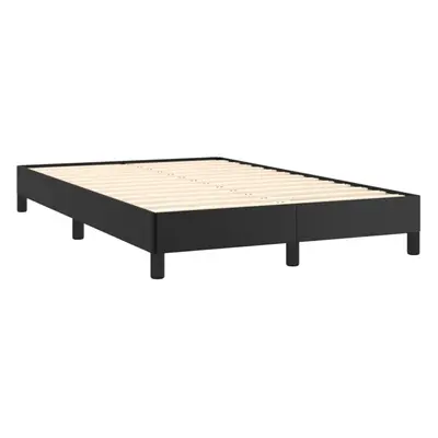 vidaXL Bed Frame Bed Base Bedstead Black 120x190 cm Small Double Faux Leather