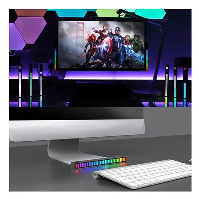 LED Light Interior Atmosphere Light RGB LED Strip Light With USB Wireless Remote Music Control w