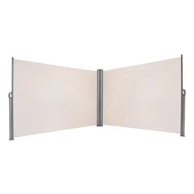 (1.8x6M) Retractable Folding Side Awning Screen Garden Privacy Divider