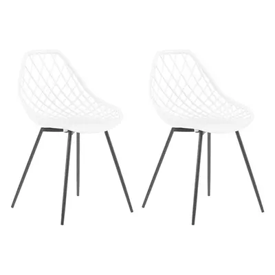 Set of Dining Chairs CANTON White